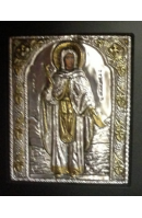 Icon Silver Gold  Wood / Αγία Παρασκευή